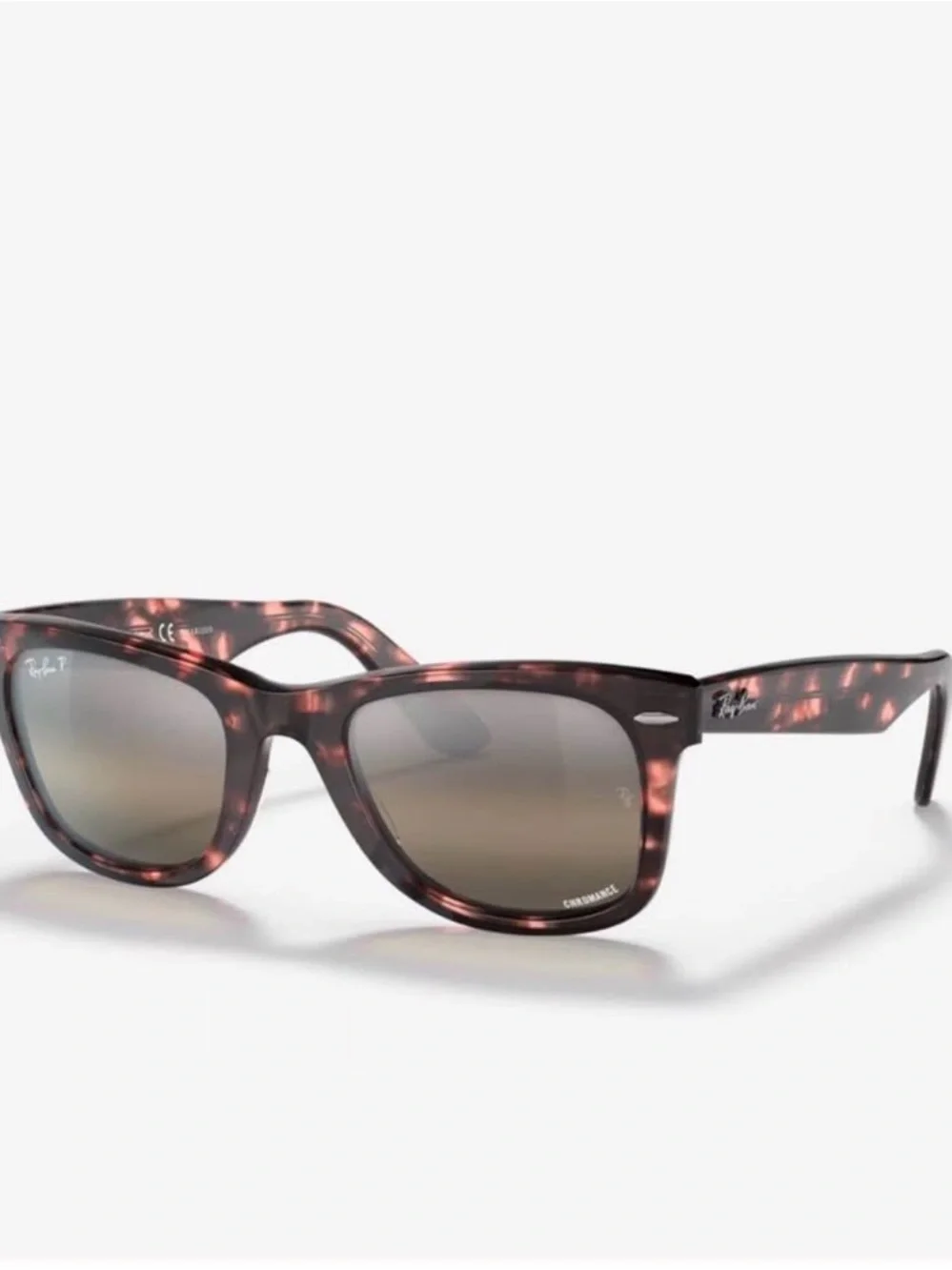 Ray-Ban Wayfarer Tortoiseshell Brown Polarized Sunglasses